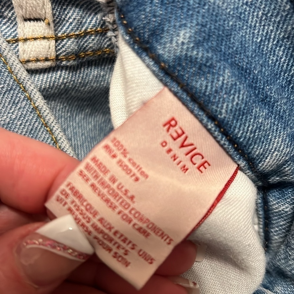 Revice Deconstructed Patchwork Denim Straight-leg… - image 14